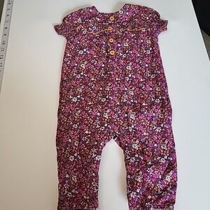 PENELOPE MACK LTD One Piece Purple FLORAL Outfit Size 6-9mo
